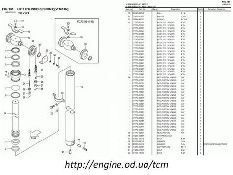 TCM FG25 Forklift Parts Catalog Manual 299. . Tcm fg25 parts